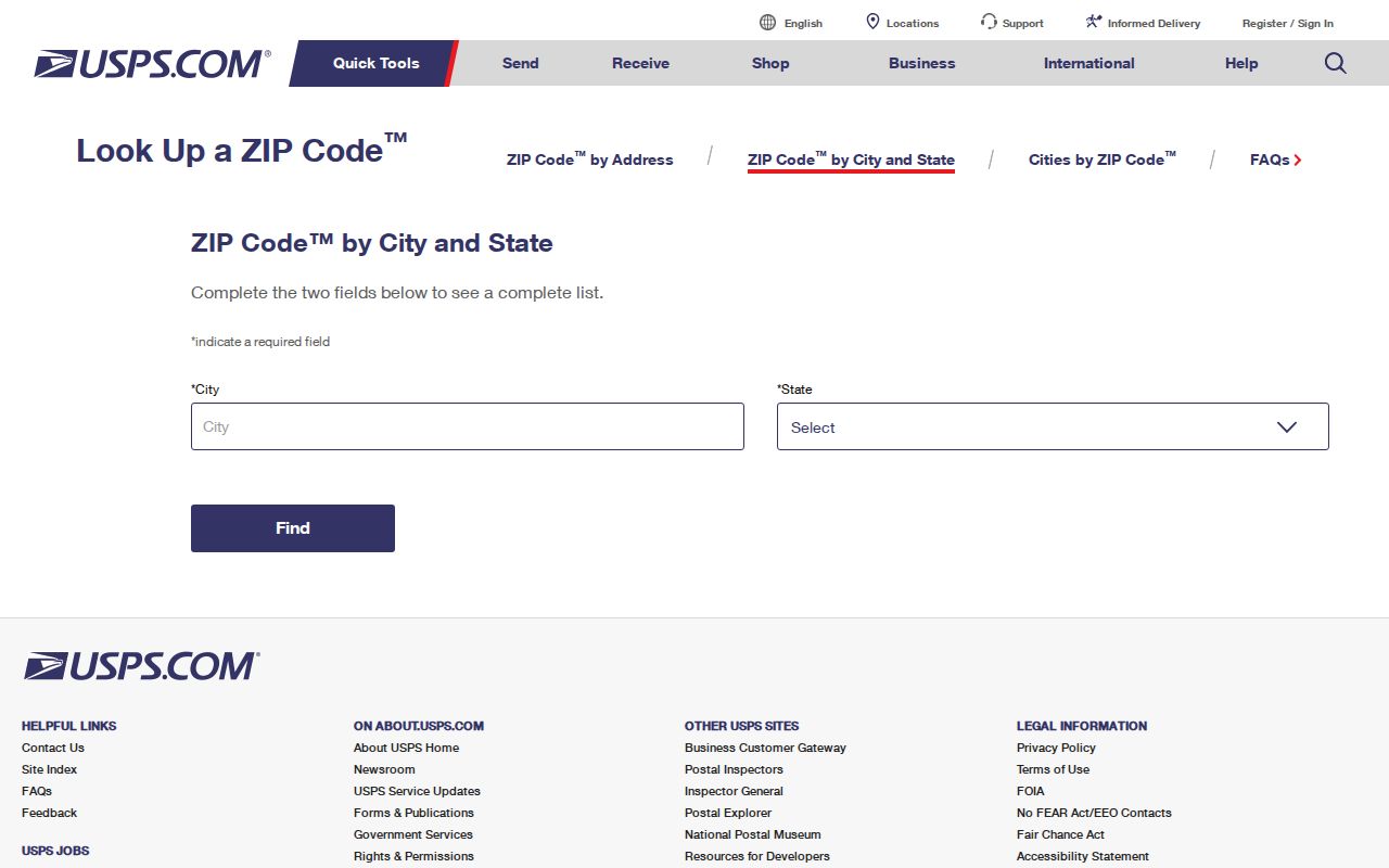 Marion ZIP code directory USPS lookup